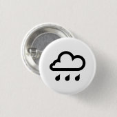'Regen'-Piktogramm-Schaltfläche Button (Vorne & Hinten)