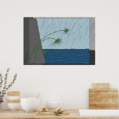 Regen Poster (Küche)