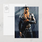 Regen Postkarte (Vorne/Hinten)