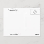 Regen Postkarte (Rückseite)