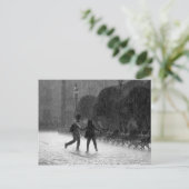 Regen Postkarte (Stehend Vorderseite)