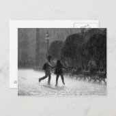 Regen Postkarte (Vorne/Hinten)