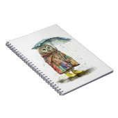 Regen Regen Go Away Notebook Notizblock (Rechte Seite)