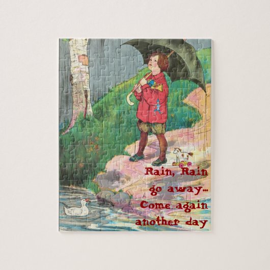 Regen, Regen-Puzzlespiel Puzzle (Vertikal)