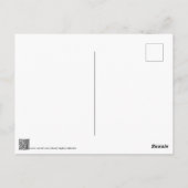 Regen, Regen, weg - Muttergosen-Kinderzimmer-Reim Postkarte (Rückseite)