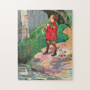 Regen, Regen, weg - Muttergosen-Kinderzimmer-Reim Puzzle