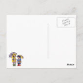 Regen, Regen weg... Postkarte (Rückseite)