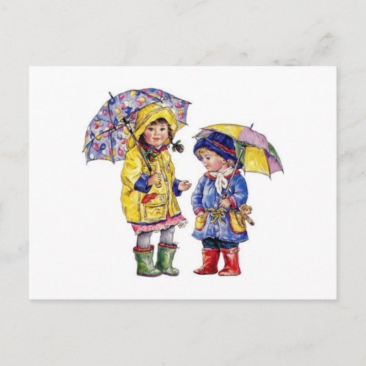 Regen, Regen weg... Postkarte (Vorderseite)