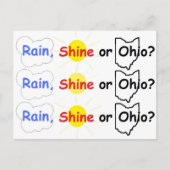 Regen, Shine oder Ohio? Postkarte (Vorderseite)
