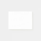 Regen Sie an, weiß Post-it Klebezettel (Vorderseite)