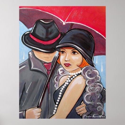 Regen Sie nicht auf meiner Parade - Flapper der 20 Poster (Vorne)