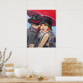 Regen Sie nicht auf meiner Parade - Flapper der 20 Poster (Küche)