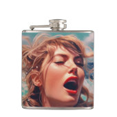 Regen singen flachmann (Vorderseite)