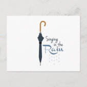 Regen singen postkarte (Vorderseite)