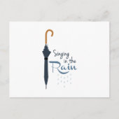 Regen singen postkarte (Vorderseite)
