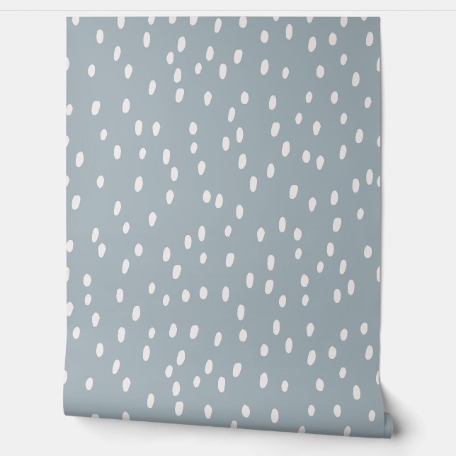 Regen sinkt auf Sage Tapete (Abrollen)