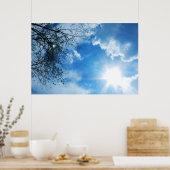 Regen Sonnenschein Poster (Küche)