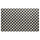 Regen Sonnenschein Wolken Muster Design Schwarz Stoff (Yard (91,4 cm))