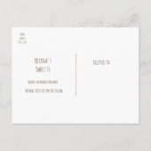 Regen Sprinkles Candy Land Süßigkeiten Save the Da Ankündigungspostkarte (Rückseite)