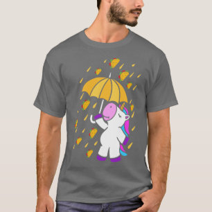 Regen Tacos Unicorn Cinco De Mayo Mexiko Küche T-Shirt
