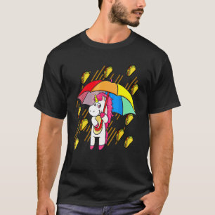 Regen Tacos Unicorn Regenschirm Cinco De Mayo 1 T-Shirt