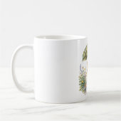 Regen-Teddybär-Herbst-Regenschirm-Kunst Kaffeetasse (Links)