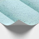 Regen-Tropfen-Packpapier Geschenkpapier (Ecke)