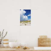 Regen über die Düne Poster (Küche)