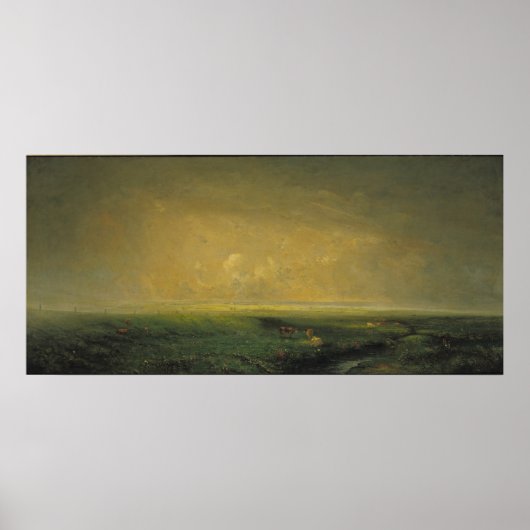 Regen und Sonne, c.1873 Poster (Vorne)