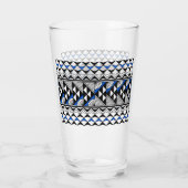 Regen und Sonne in Blau Glas (Rückseite)