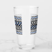 Regen und Sonne in Blau Glas (Links)