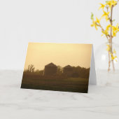 Regen und Sonne Karte (Gelbe Blume)