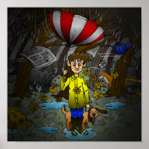 Regen und windiger Herbst