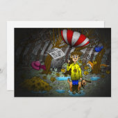 Regen- und Windtag Feiertagskarte (Vorne/Hinten)