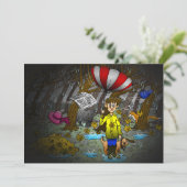 Regen- und Windtag Feiertagskarte (Stehend Vorderseite)