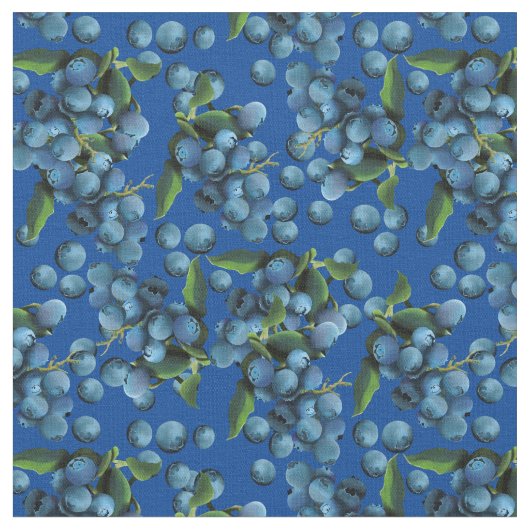 Regen von Blaubeeren Stoff (Nahaufnahme)