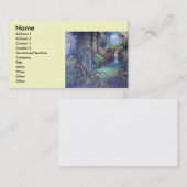 Regen-Waldlandschaftsfluss-Wasserfall-Kunst Visitenkarte (Vorne/Hinten)