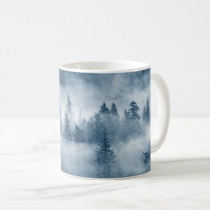 Regen-Waldwolken im pazifischen Nordwesten Kaffeetasse
