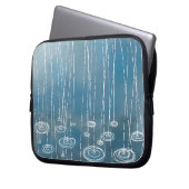 Regen Weather Blue Laptopschutzhülle (Vorderseite Links)