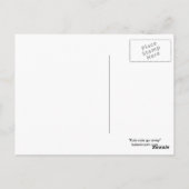 Regen weg Postkarte (Rückseite)