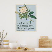 Regen wird die Blumen wachsen lassen - Les Miserab Poster (Küche)