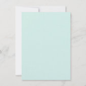 Regen-Wolken-Babyparty-Einladung Einladung (Rückseite)