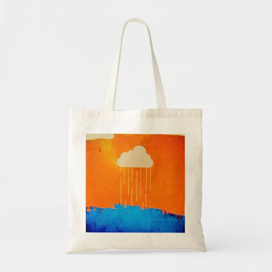 Regen-Wolken-Taschen-Tasche Tragetasche (Vorne)