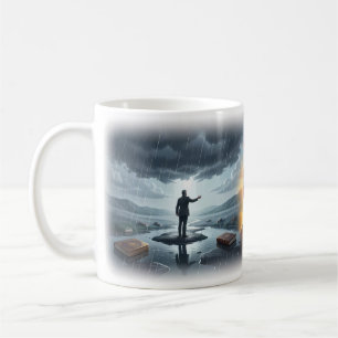 Regen zur Herrlichkeit Inspirierender Glaubensbech Kaffeetasse