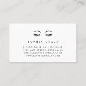 Regenanästhesist oder Makeup Artist Visitenkarte (Rückseite)