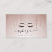 Regenanästhesist oder Makeup Artist Visitenkarte (Vorderseite)