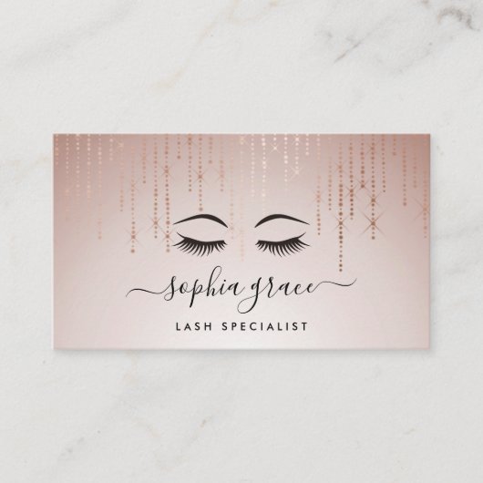 Regenanästhesist oder Makeup Artist Visitenkarte (Vorderseite)