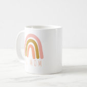 Regenbogen #1 MUTTER mit NAMEN Kaffeetasse (Vorderseite Links)