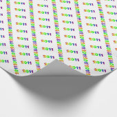 Regenbogen "2011" geschenkpapier (Ecke)