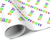 Regenbogen "2011" geschenkpapier (Rolleneckpunkt)